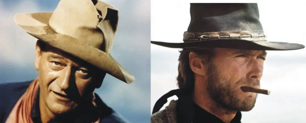 John Wayne vs Clint Eastwood Filmography